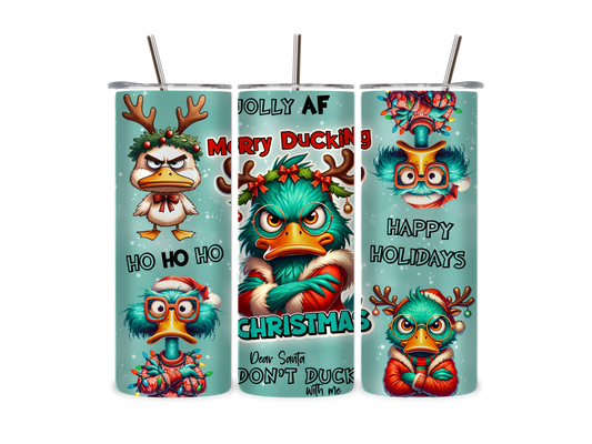 Sarcastic Duck XMAS - Tumbler & Bottle