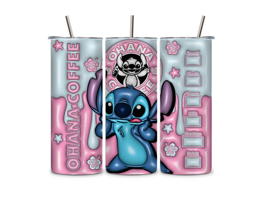 Stitch Ohana Coffee - Tumbler & Bottle