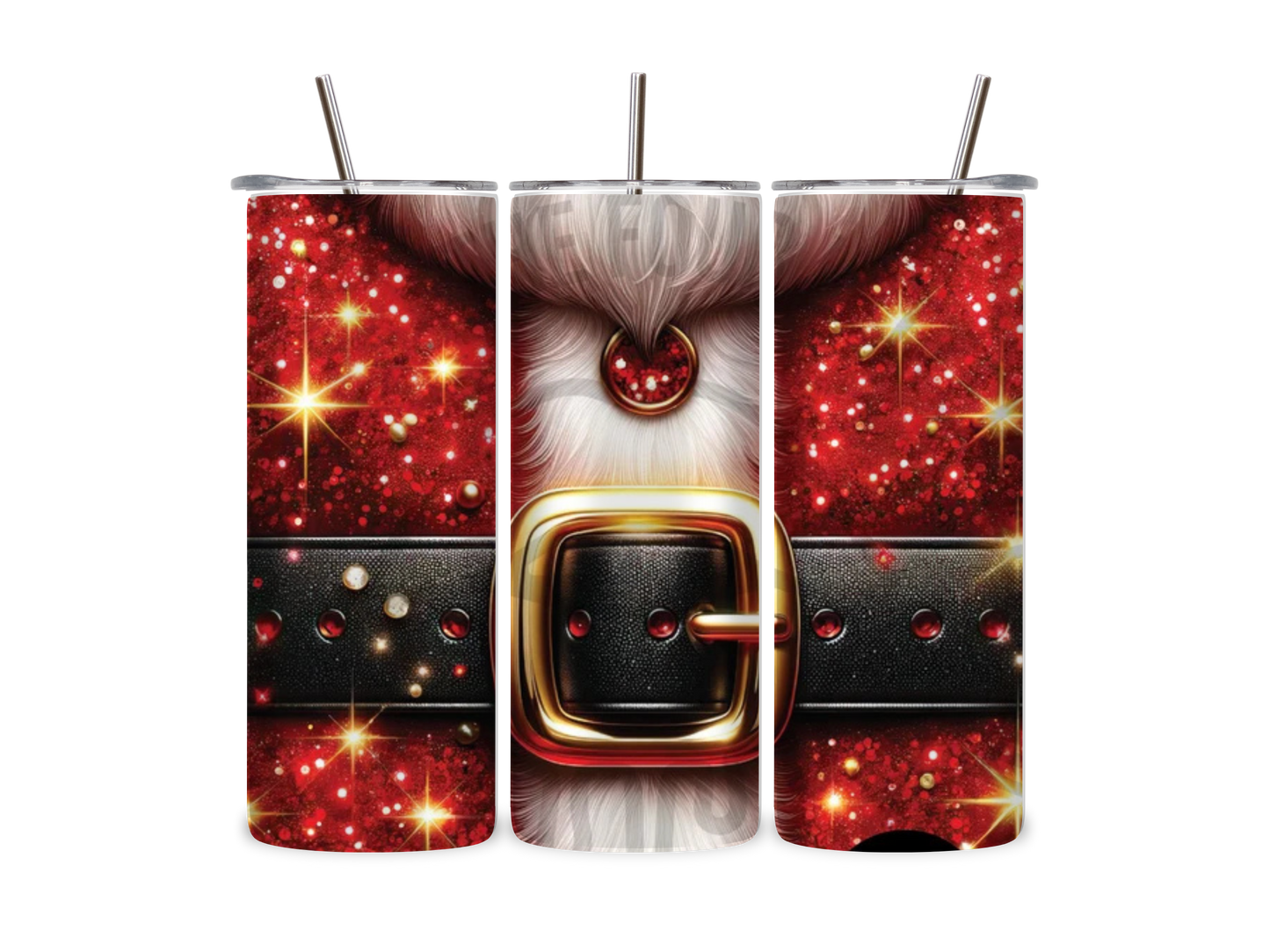 Santas Belt 2 XMAS - Tumbler & Bottle