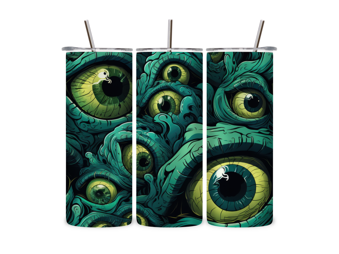 Lotsa Monster Eyes- Tumbler & Bottle