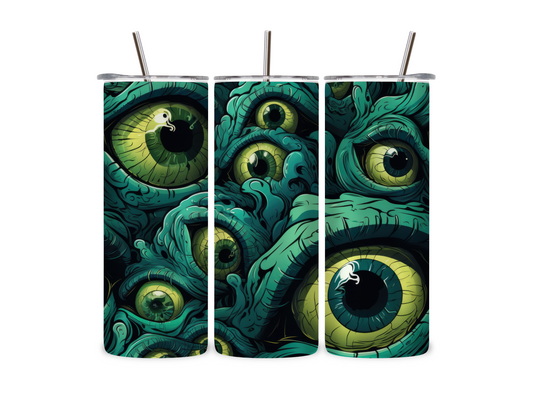 Lotsa Monster Eyes- Tumbler & Bottle