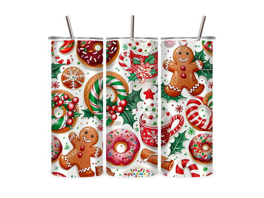 Hot Cocoa Collage XMAS - Tumbler & Bottle