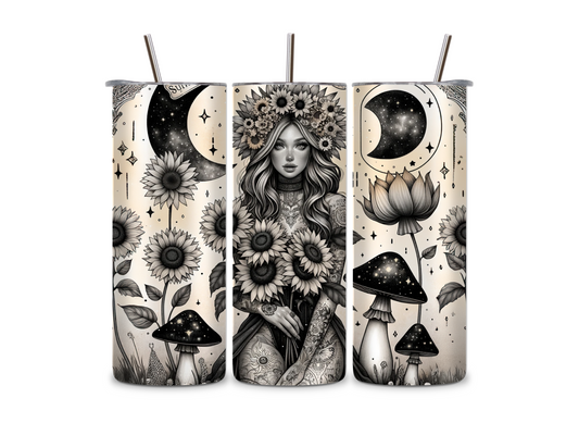 Sunflowers & Moon - Tumbler & Bottle