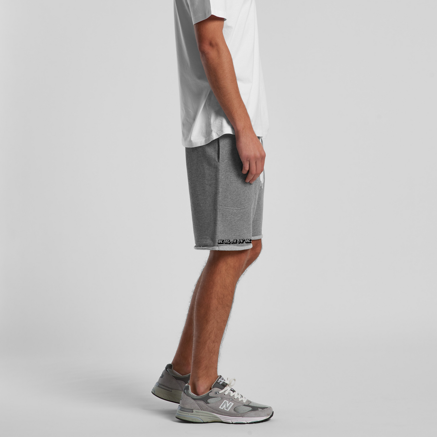 Mens Sideline Raw Hem Shorts