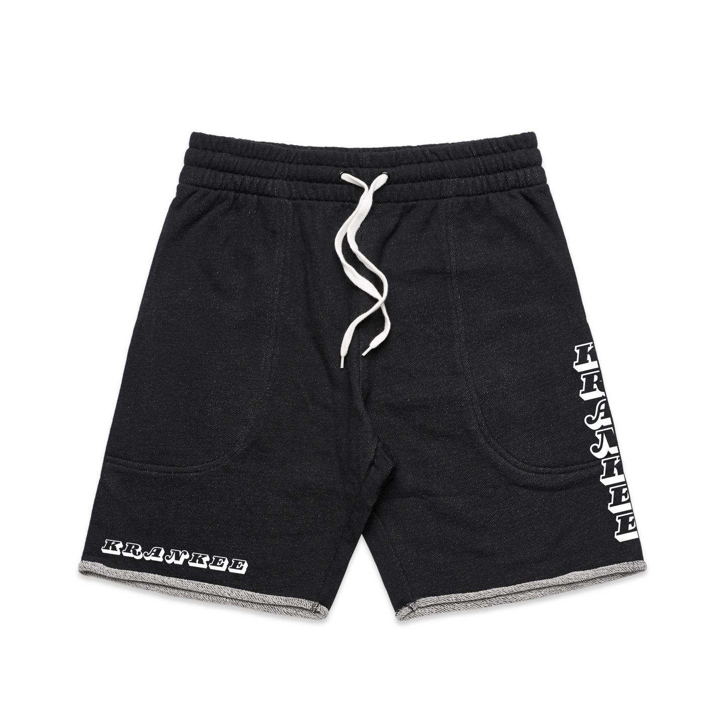 Mens Sideline Raw Hem Shorts