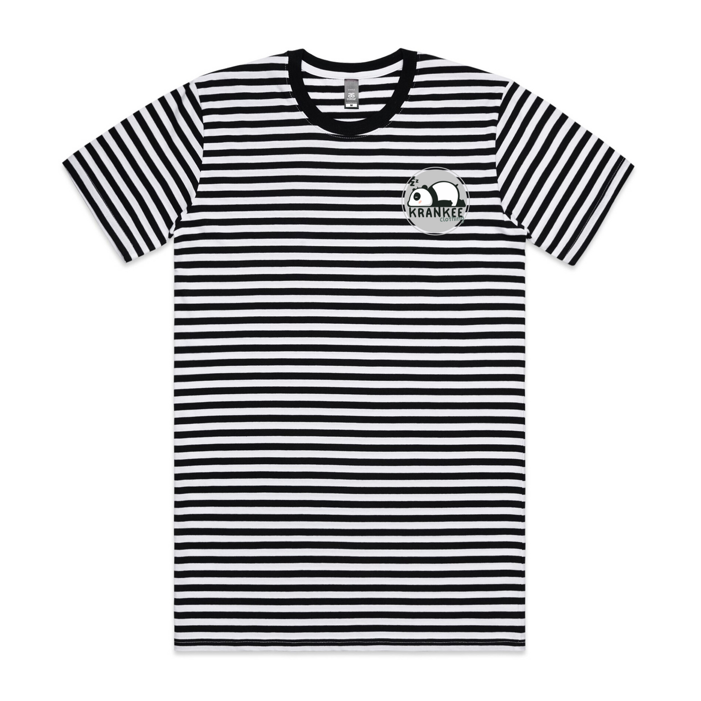Mens Krankee Panda Stripe Tee