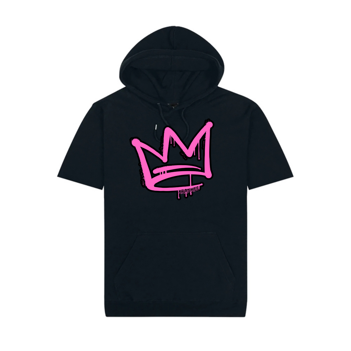 Pink Front Crown - Unisex Tee Hoodie
