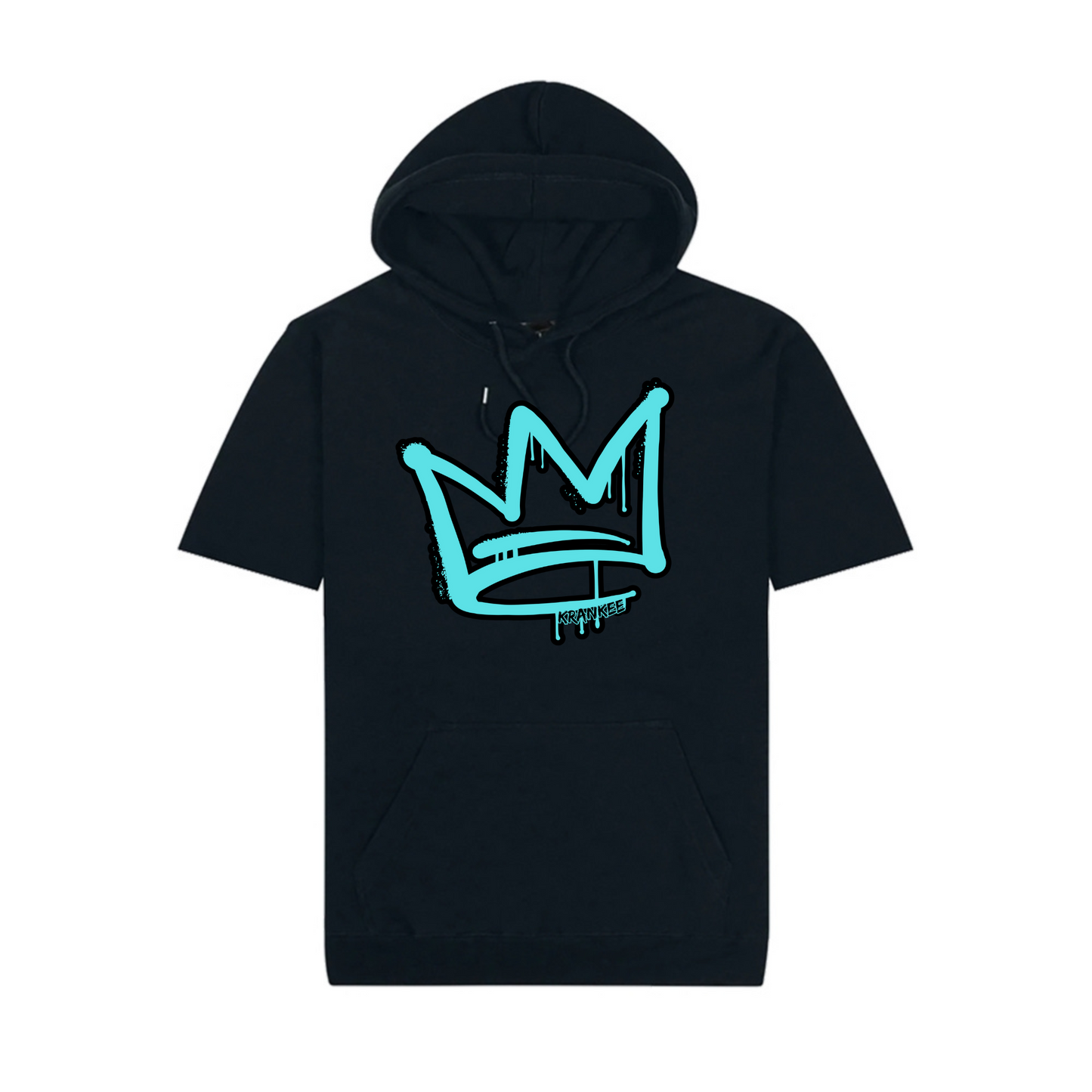 Aqua Front Crown - Unisex Tee Hoodie