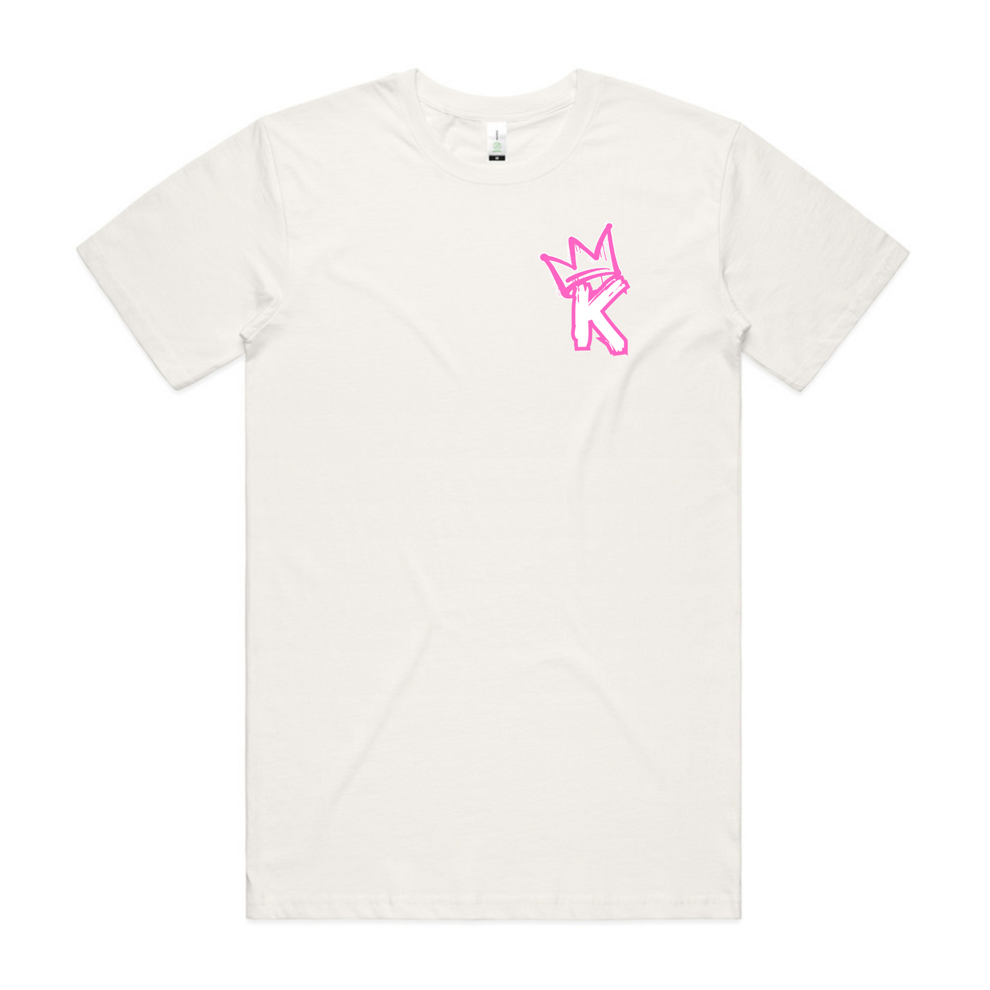 Pink Back Crown - Mens Tee