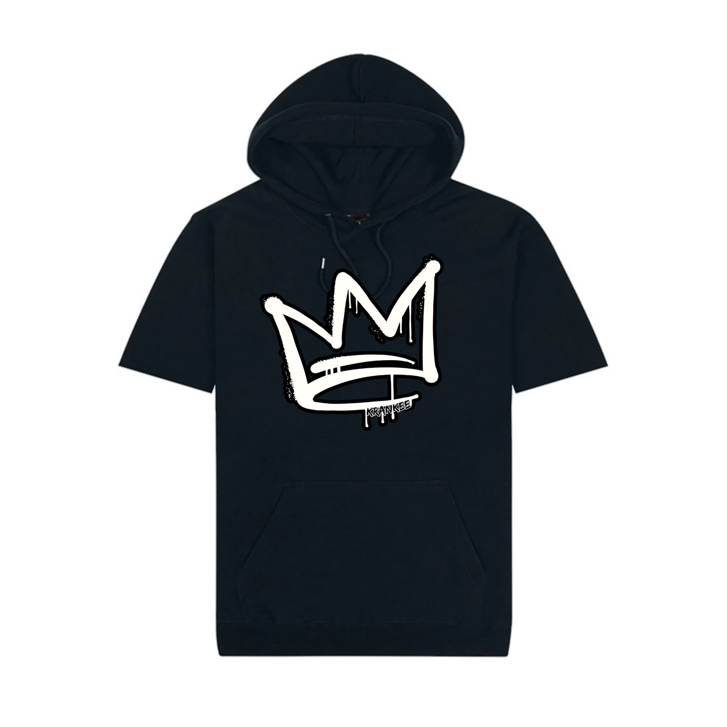 B/W Front Crown - Unisex Tee Hoodie