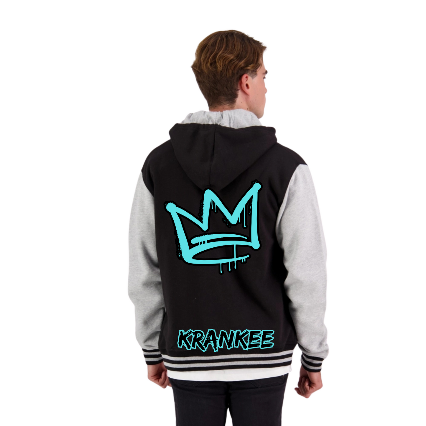 (All Colours) Back Crown - Unisex Retro Hoodie