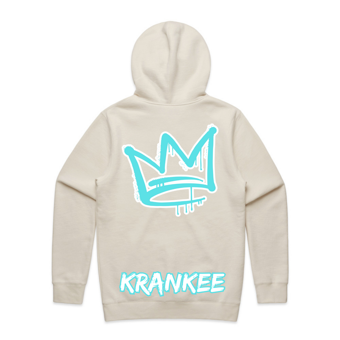 Aqua Back Crown - Mens Staple Hoodie