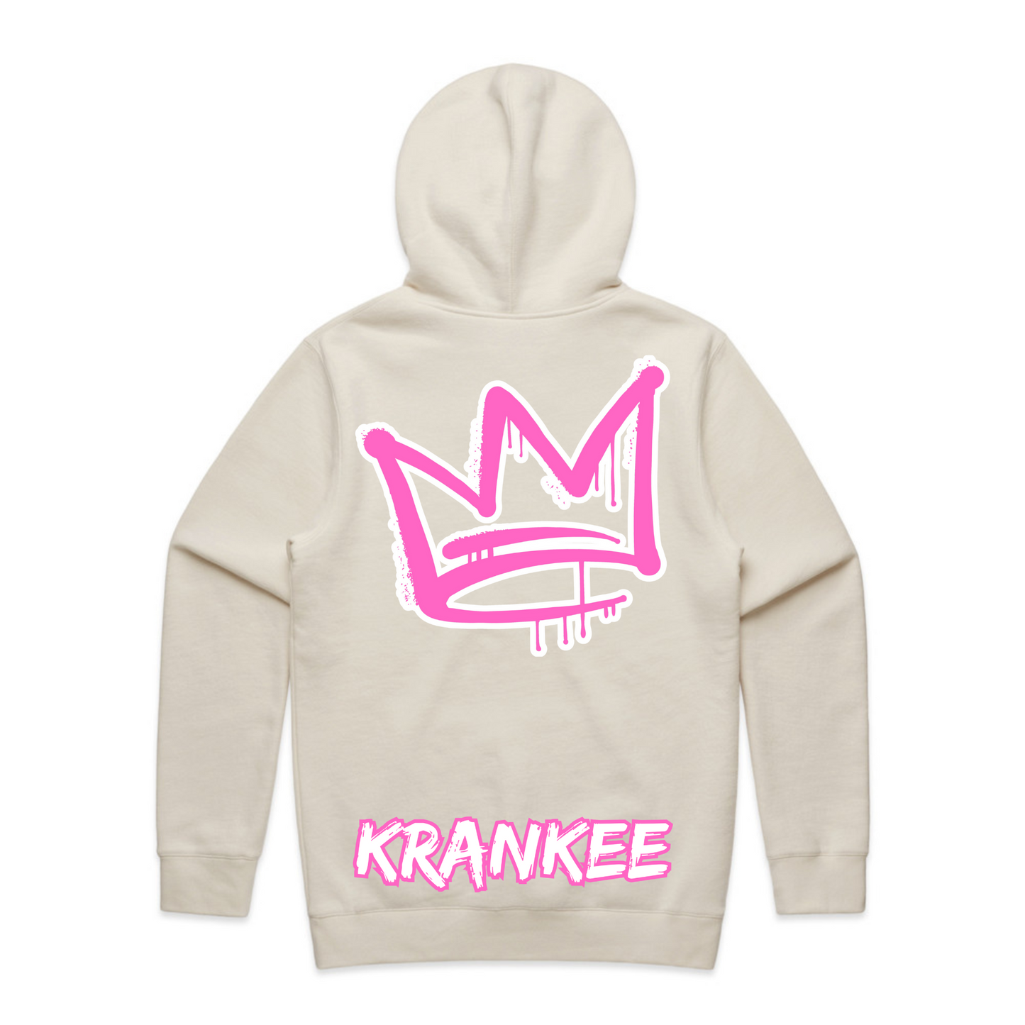Pink Back Crown - Mens Staple Hoodie