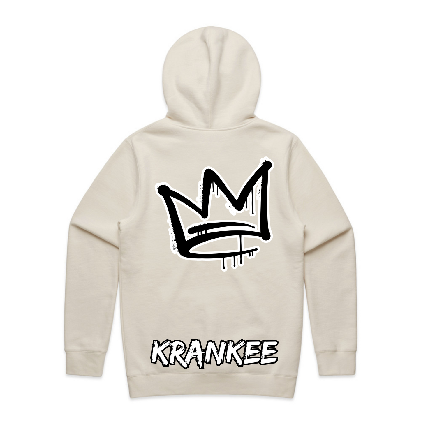 B/W Back Crown - Mens Staple Hoodie