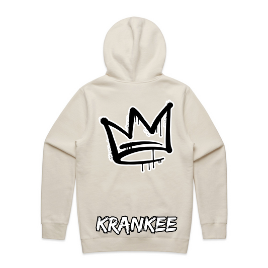 B/W Back Crown - Mens Staple Hoodie