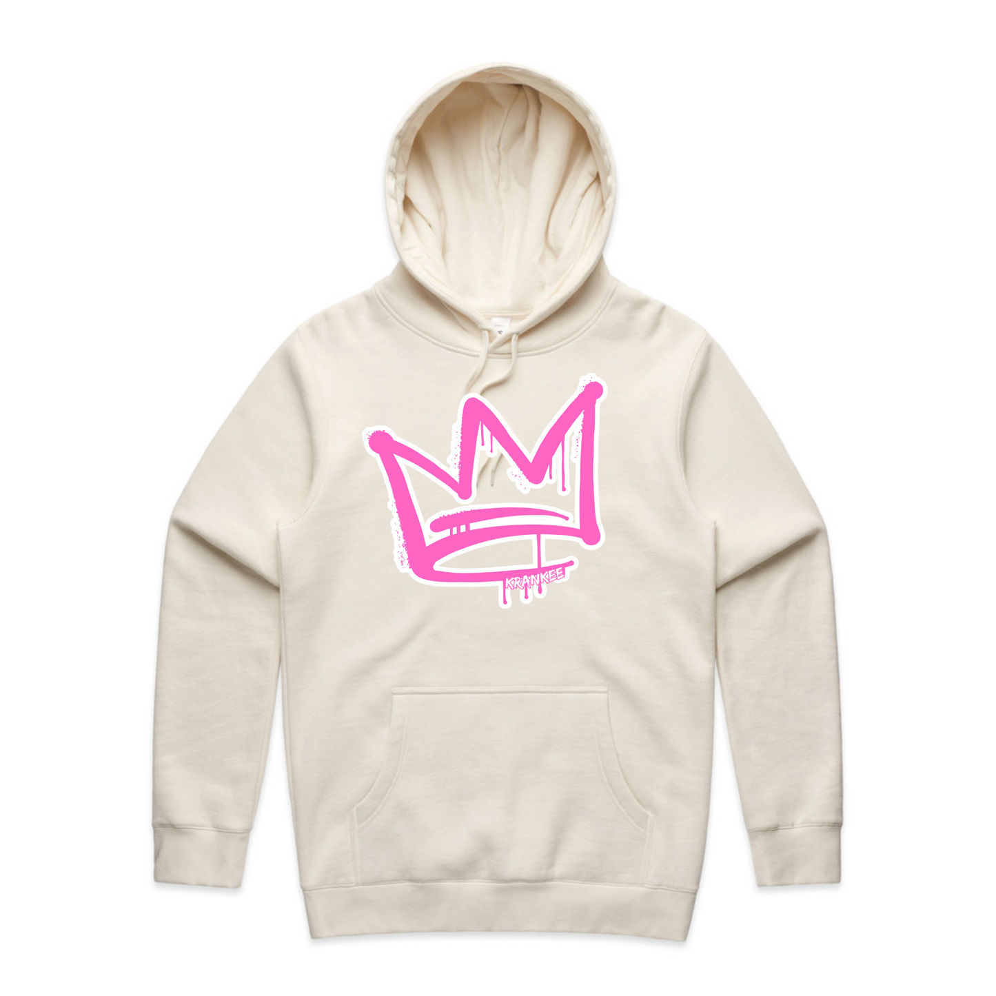 Pink Front Crown - Mens Staple Hoodie