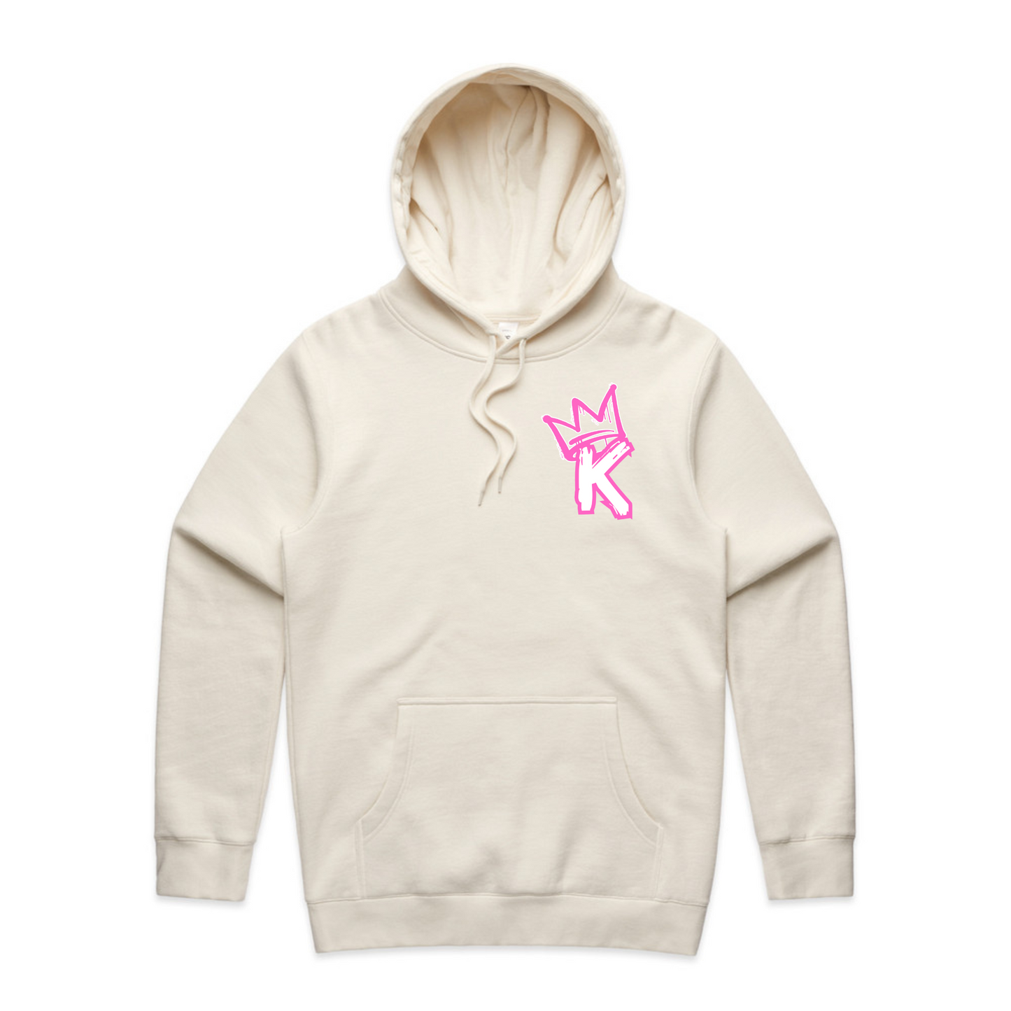 Pink Back Crown - Mens Staple Hoodie