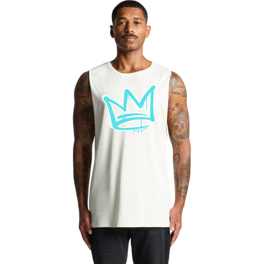 Aqua Front Crown - Mens Tank
