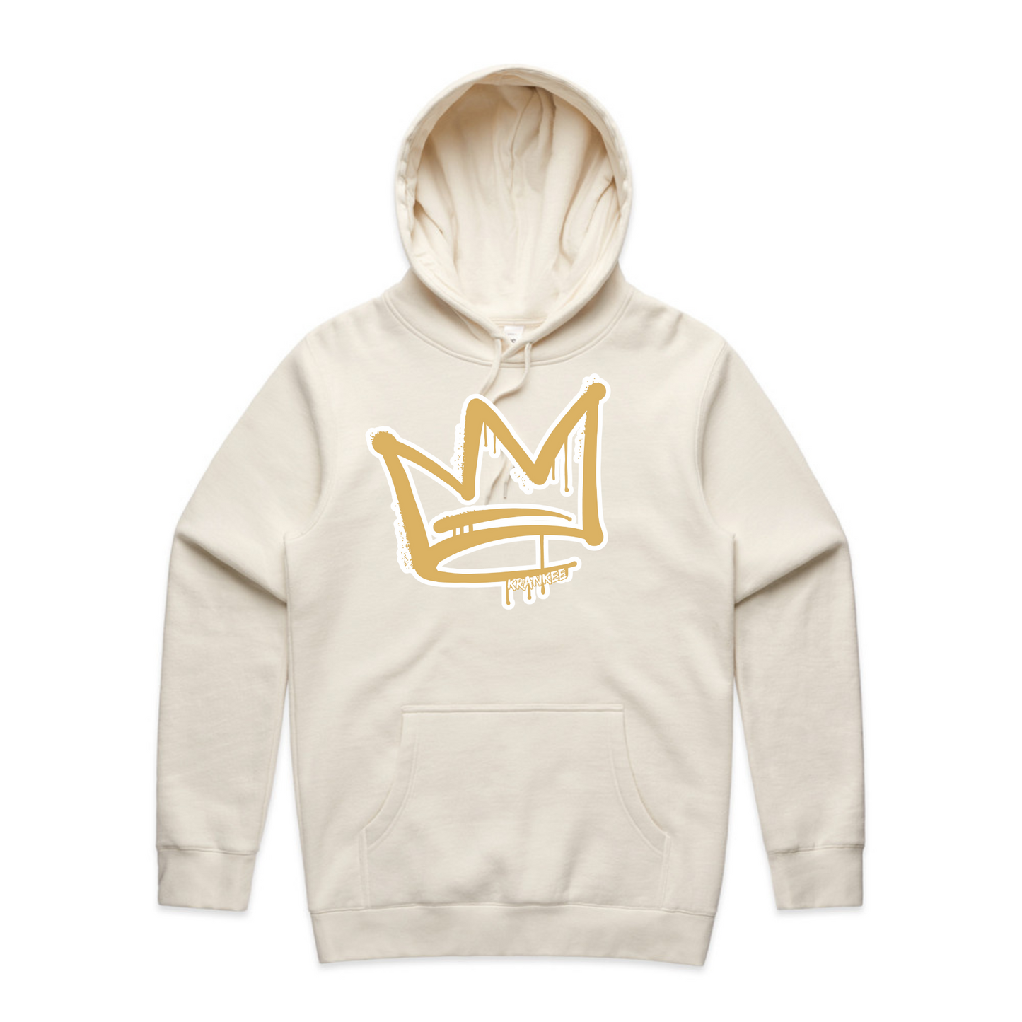 Gold Front Crown - Mens Staple Hoodie