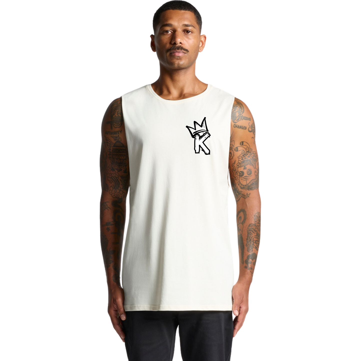 B/W Back Crown - Mens Tank