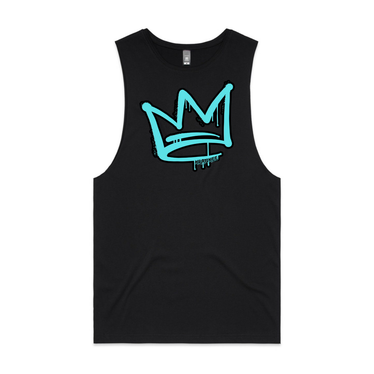 Aqua Front Crown - Mens Tank