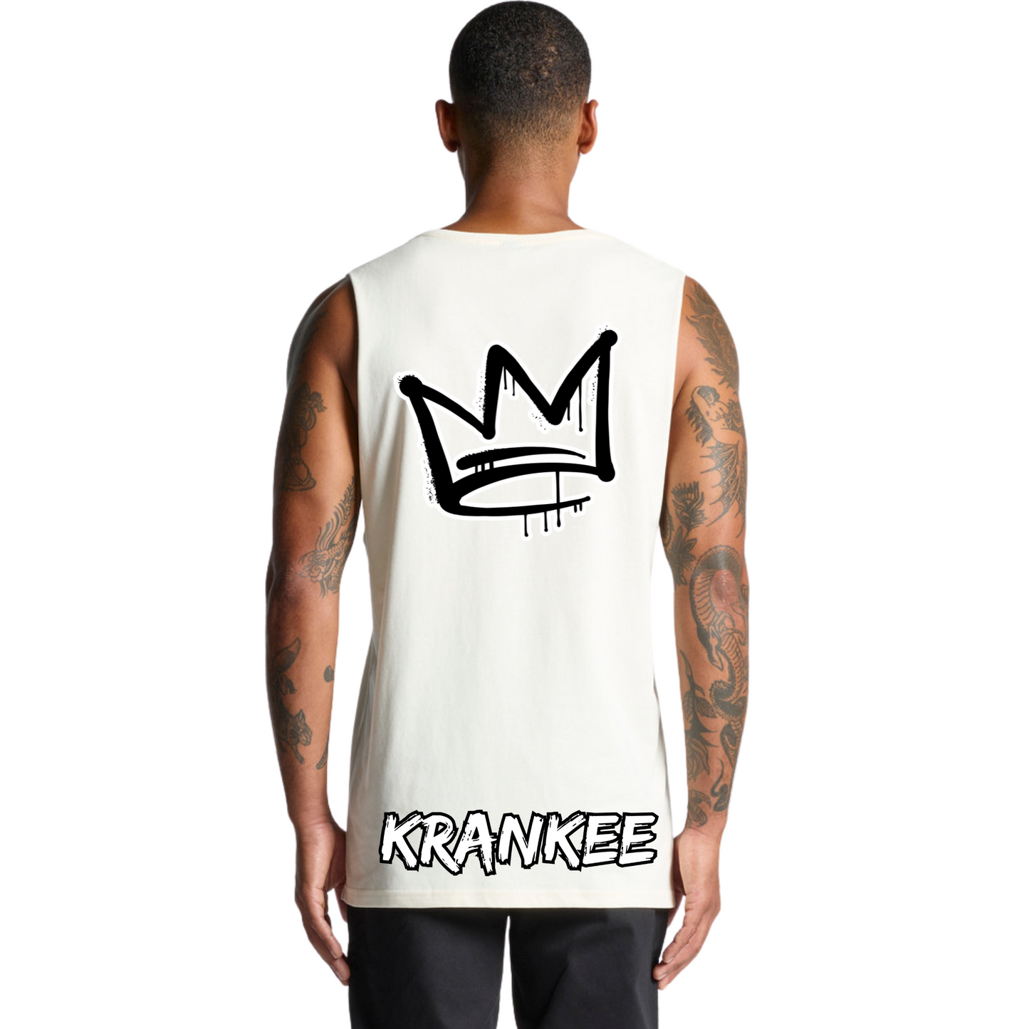 B/W Back Crown - Mens Tank