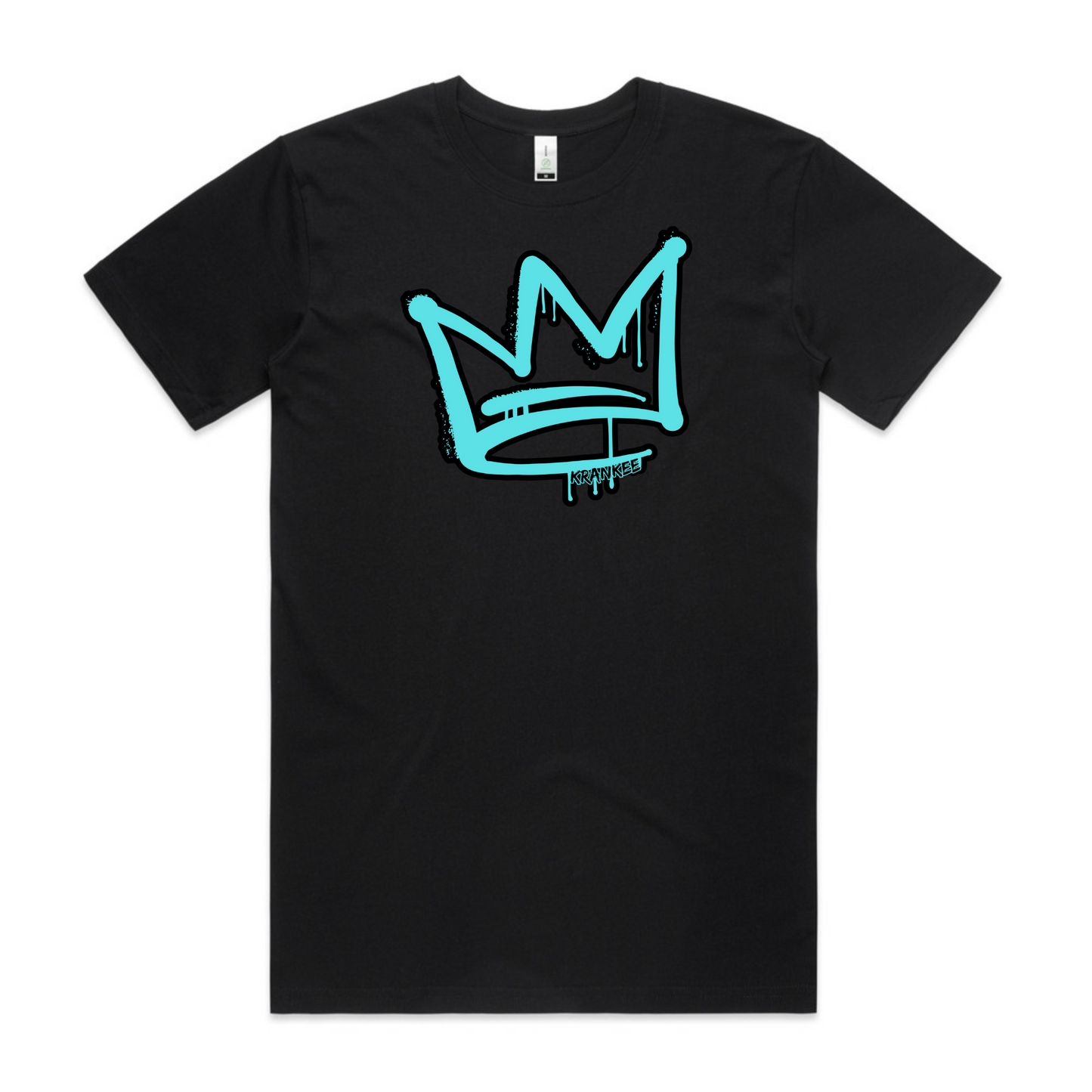 Aqua Front Crown - Mens Tee