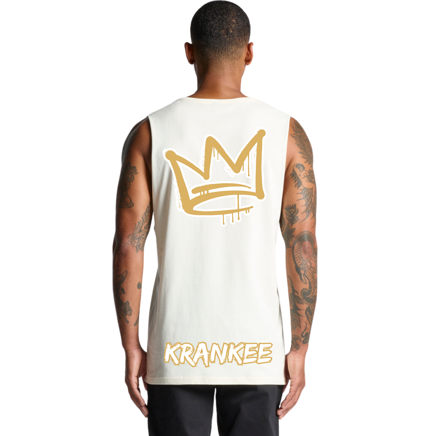 Gold Back Crown - Mens Tank