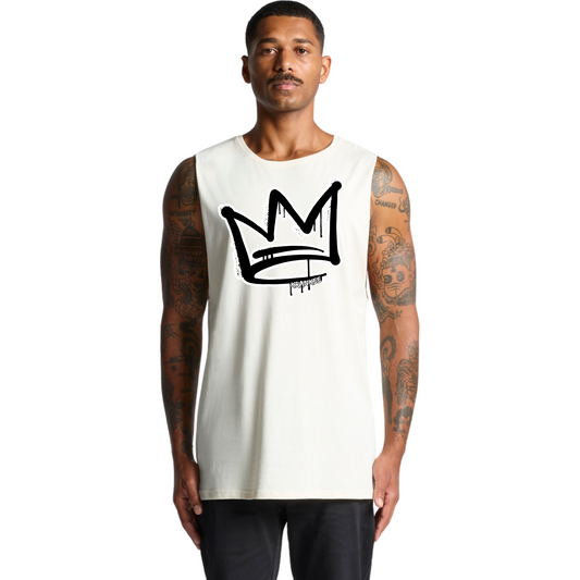 B/W Front Crown - Mens Tank