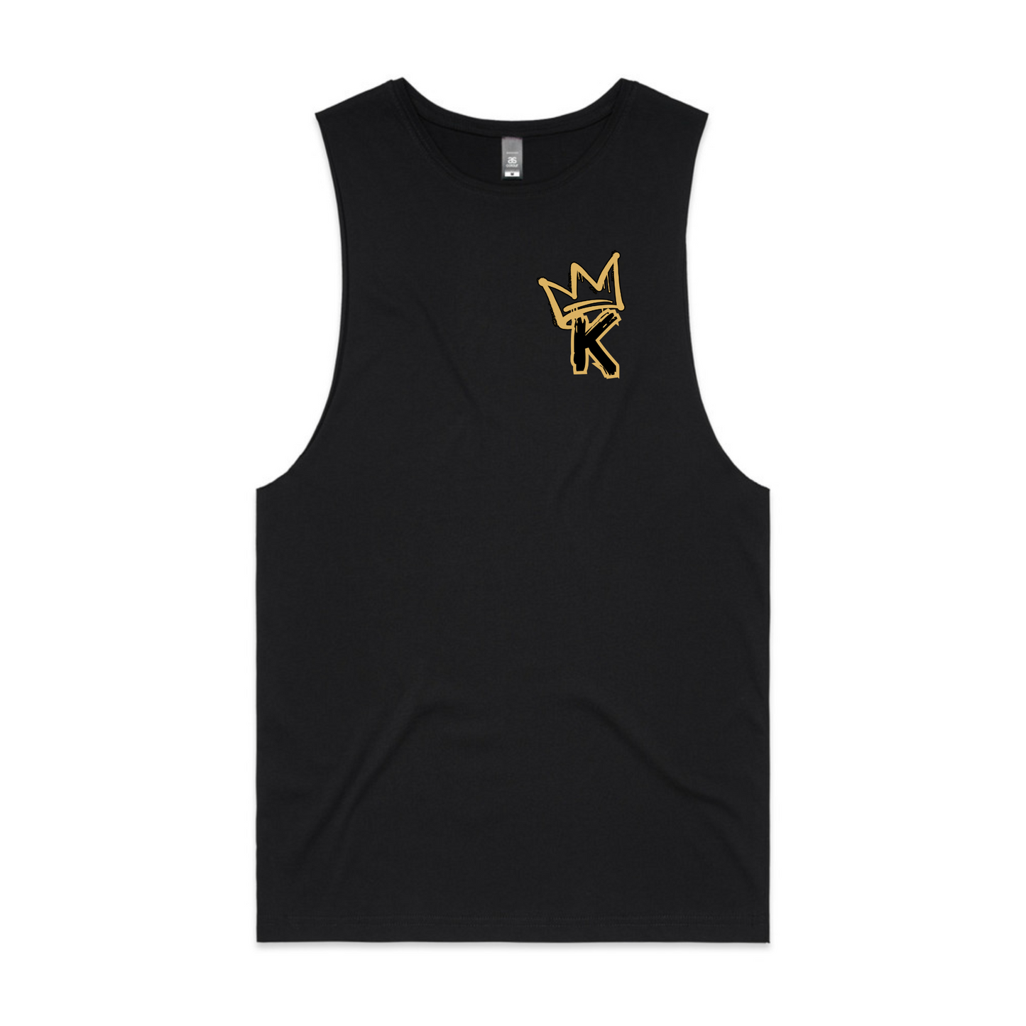 Gold Back Crown - Mens Tank