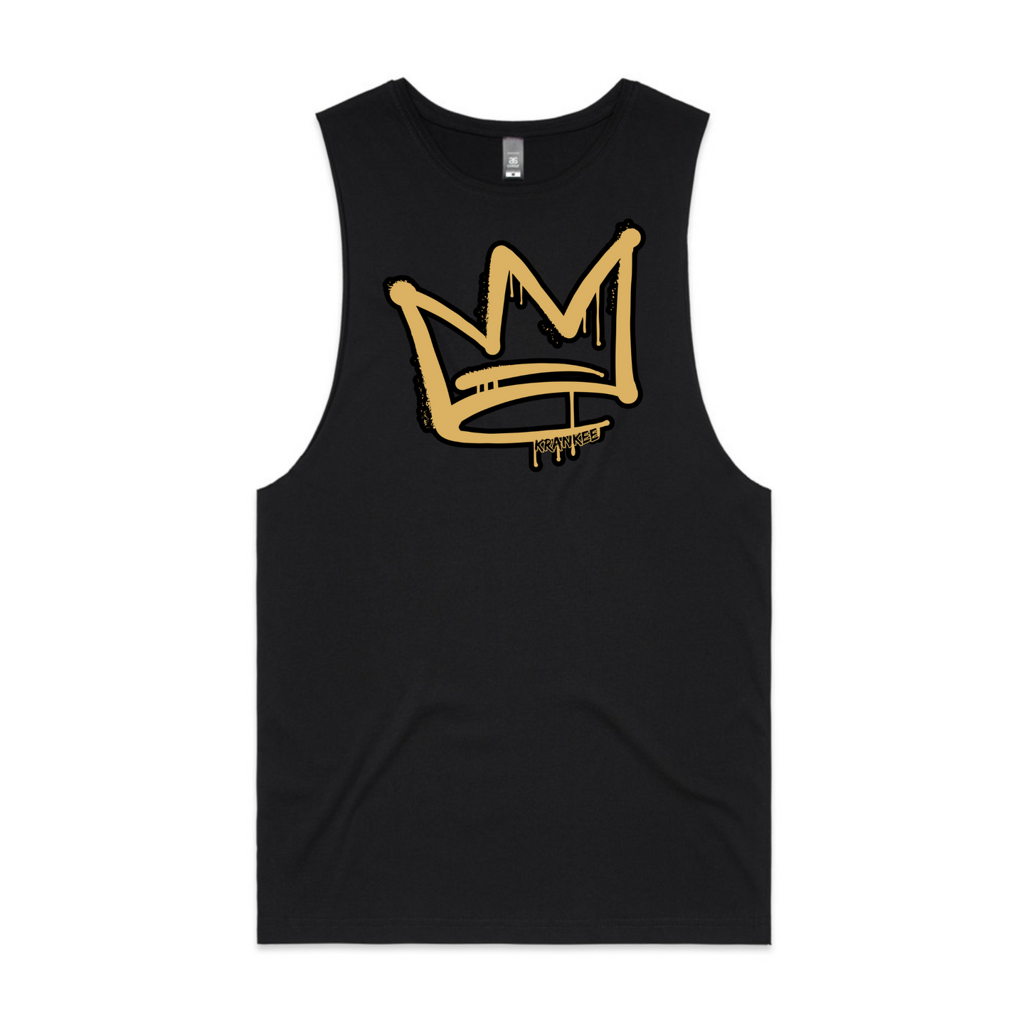 Gold Front Crown - Mens Tank