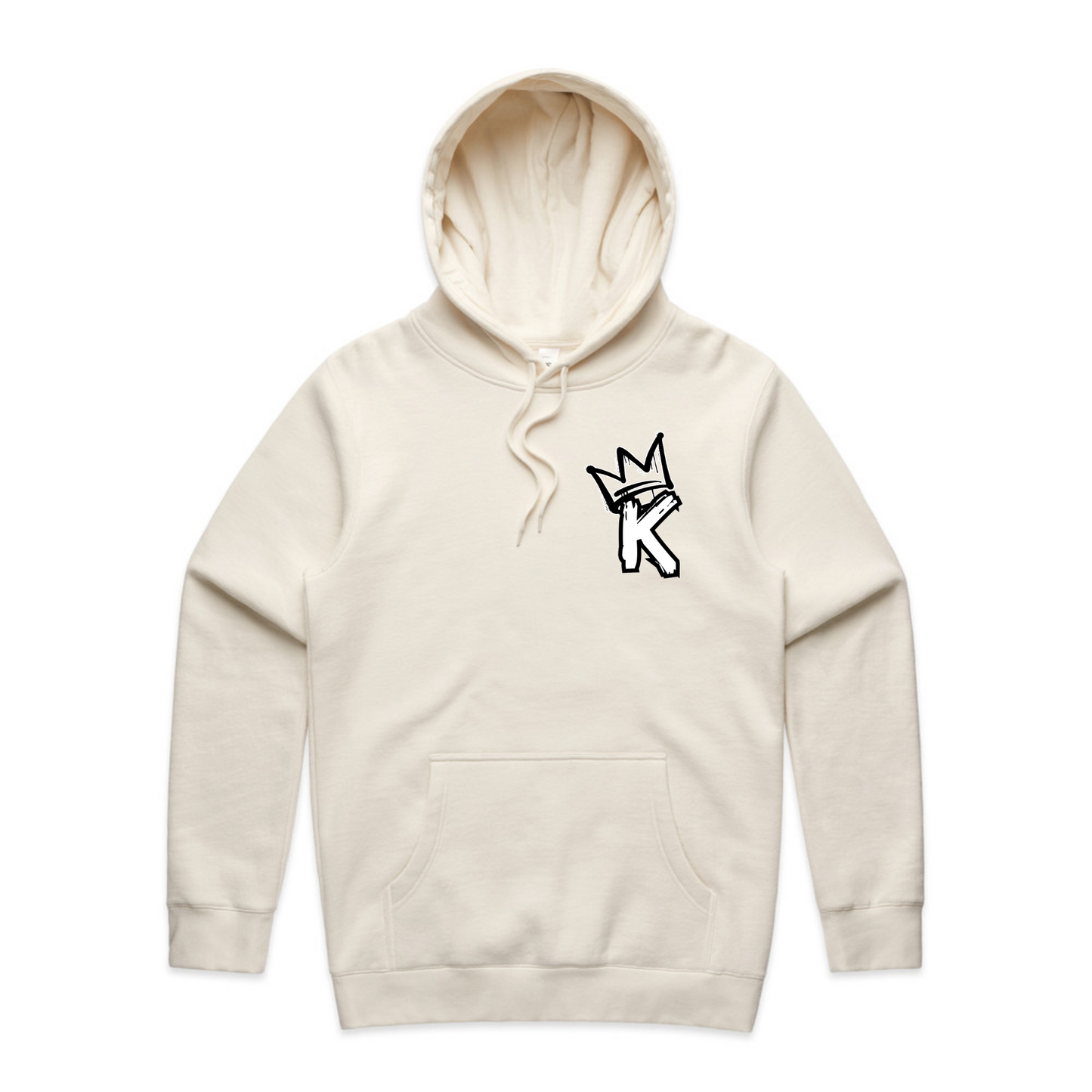 B/W Back Crown - Mens Staple Hoodie