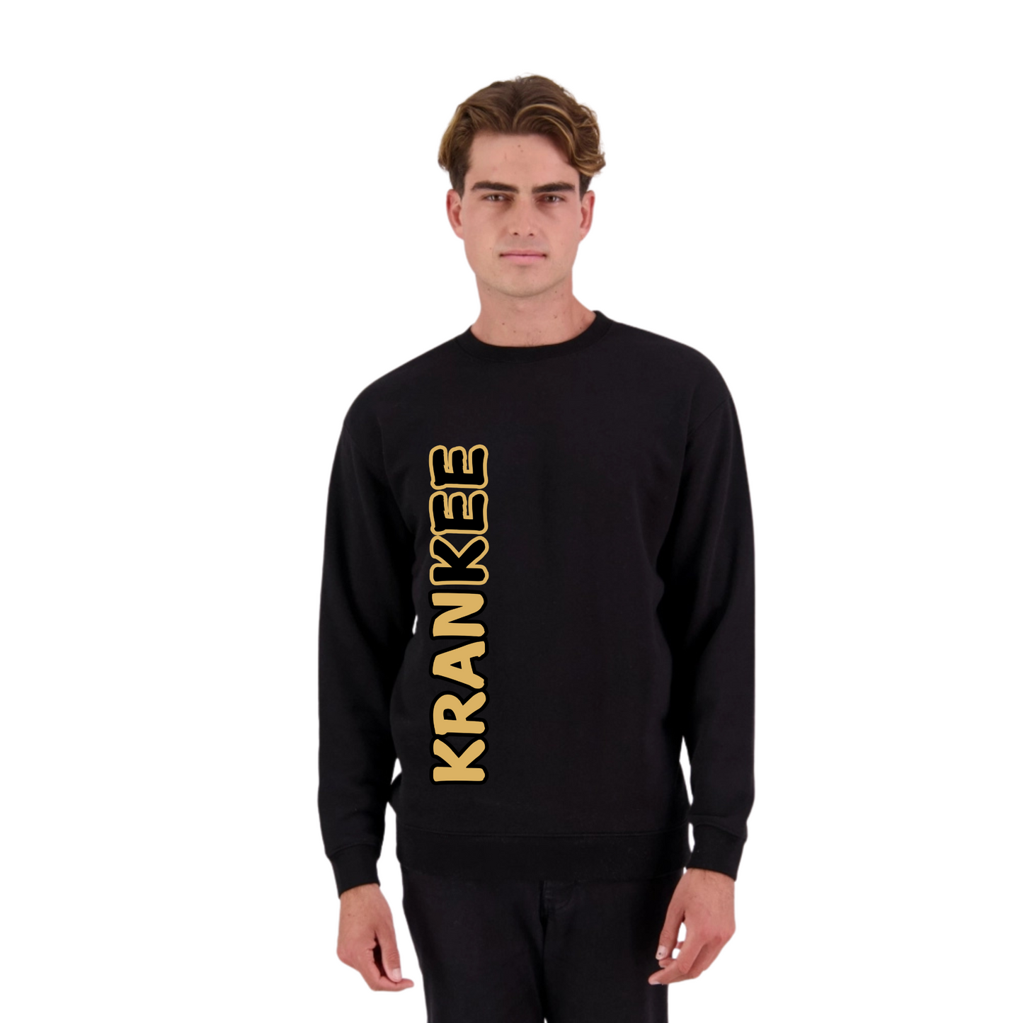 Gold Krankee Split  - Mens Crew Neck