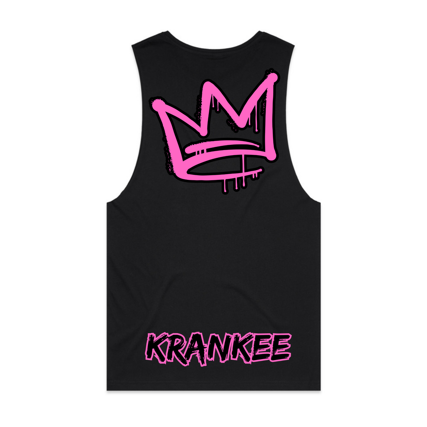 Pink Back Crown - Mens Tank