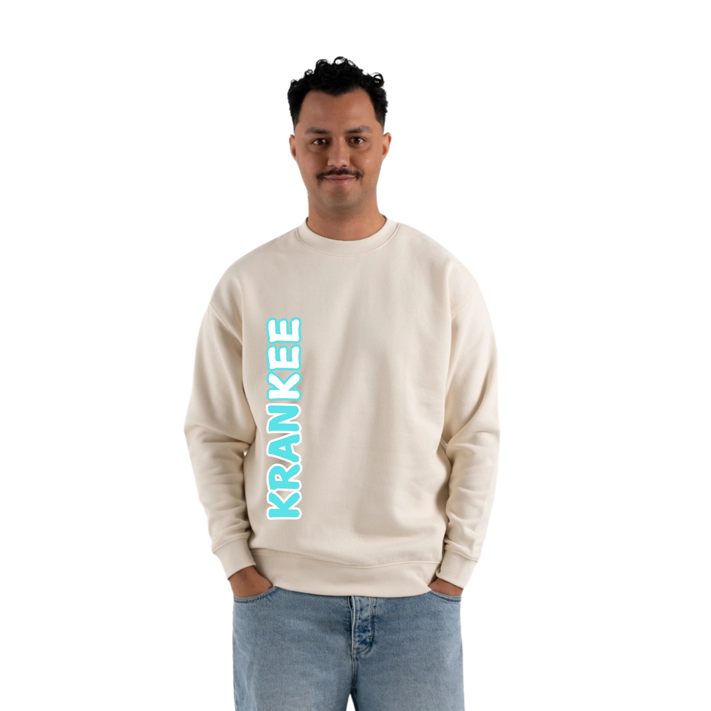 Aqua Krankee Split  - Mens Crew Neck