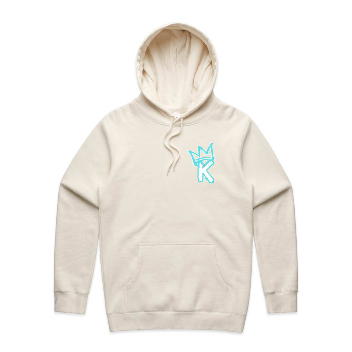 Aqua Back Crown - Mens Staple Hoodie