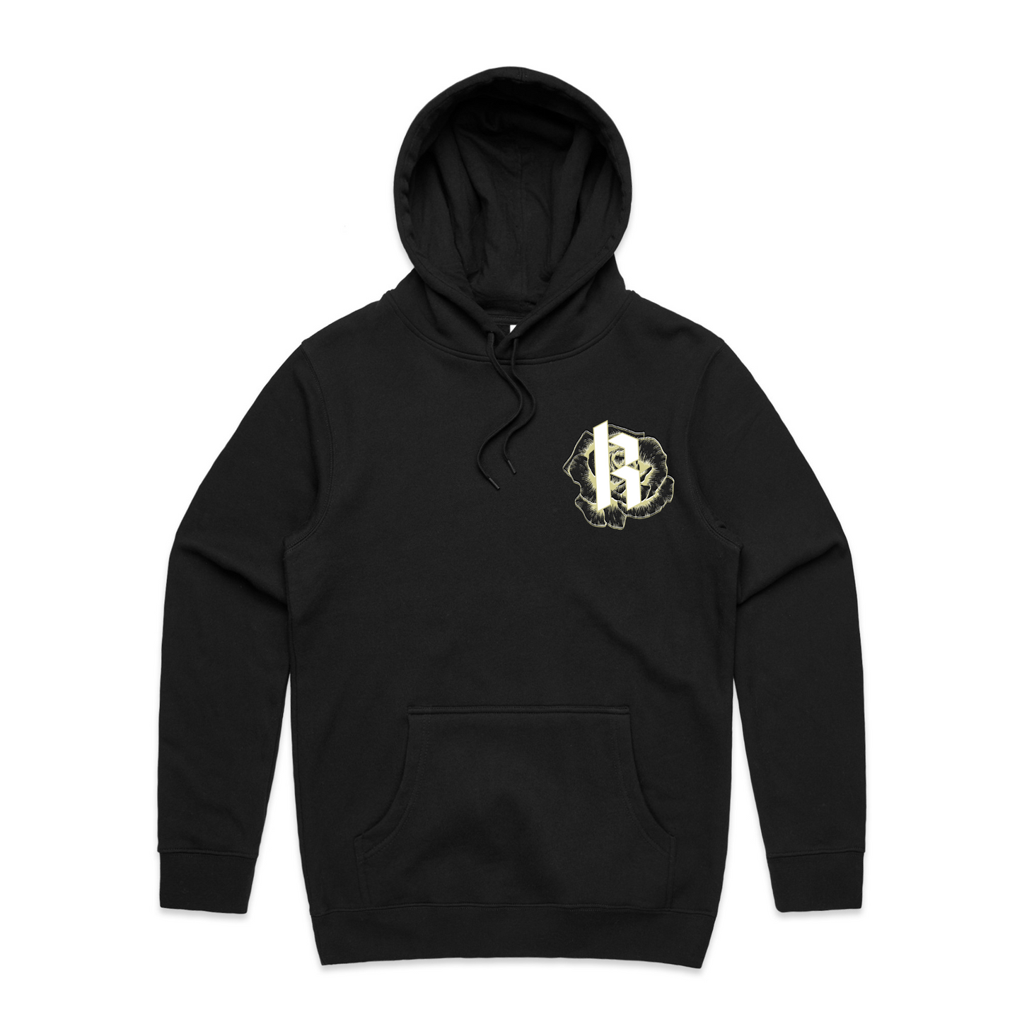 Mens Metallic Skull Hoodie