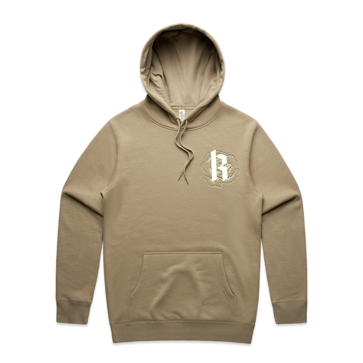 Mens Metallic Skull Hoodie