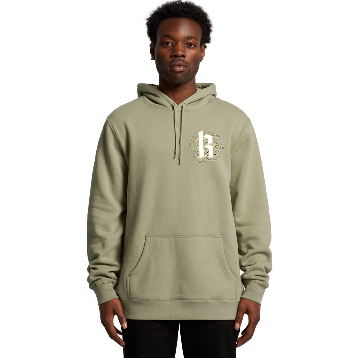 Mens Metallic Skull Hoodie