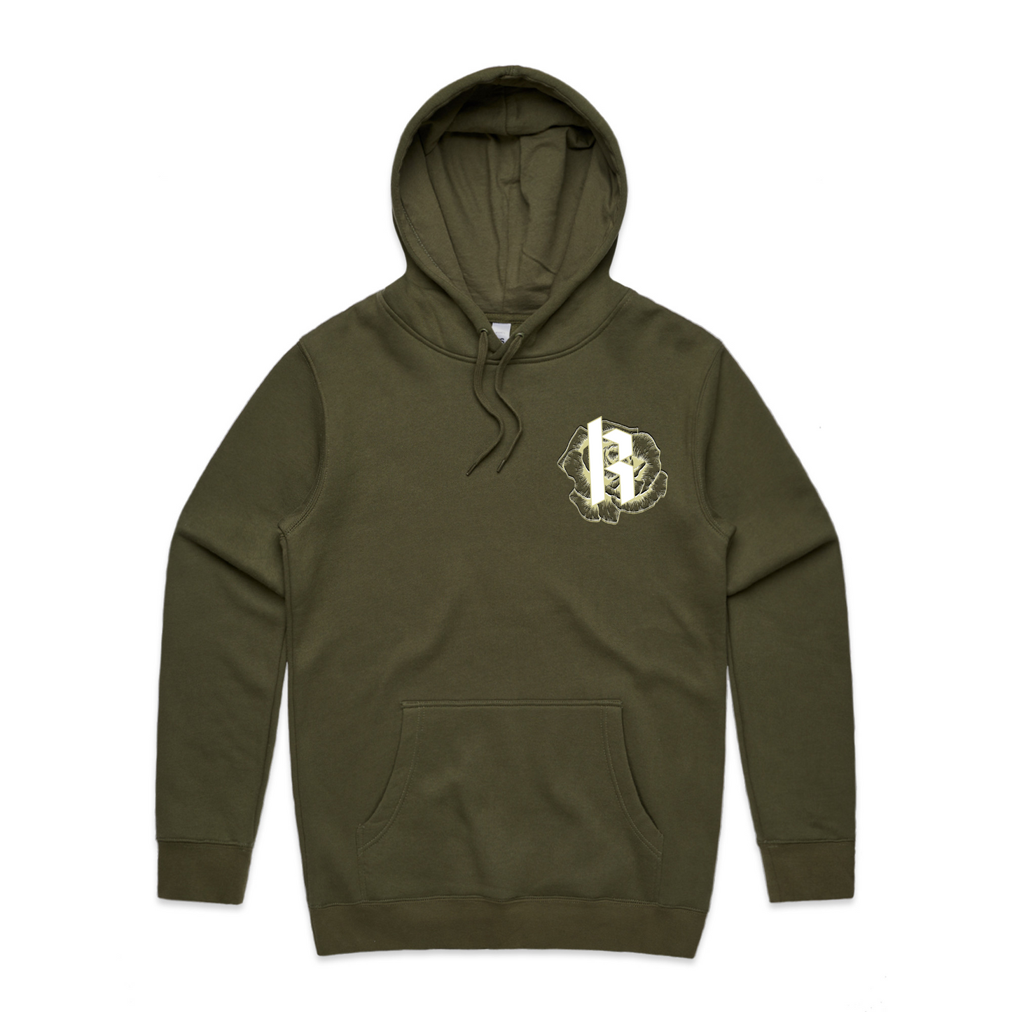 Mens Metallic Skull Hoodie