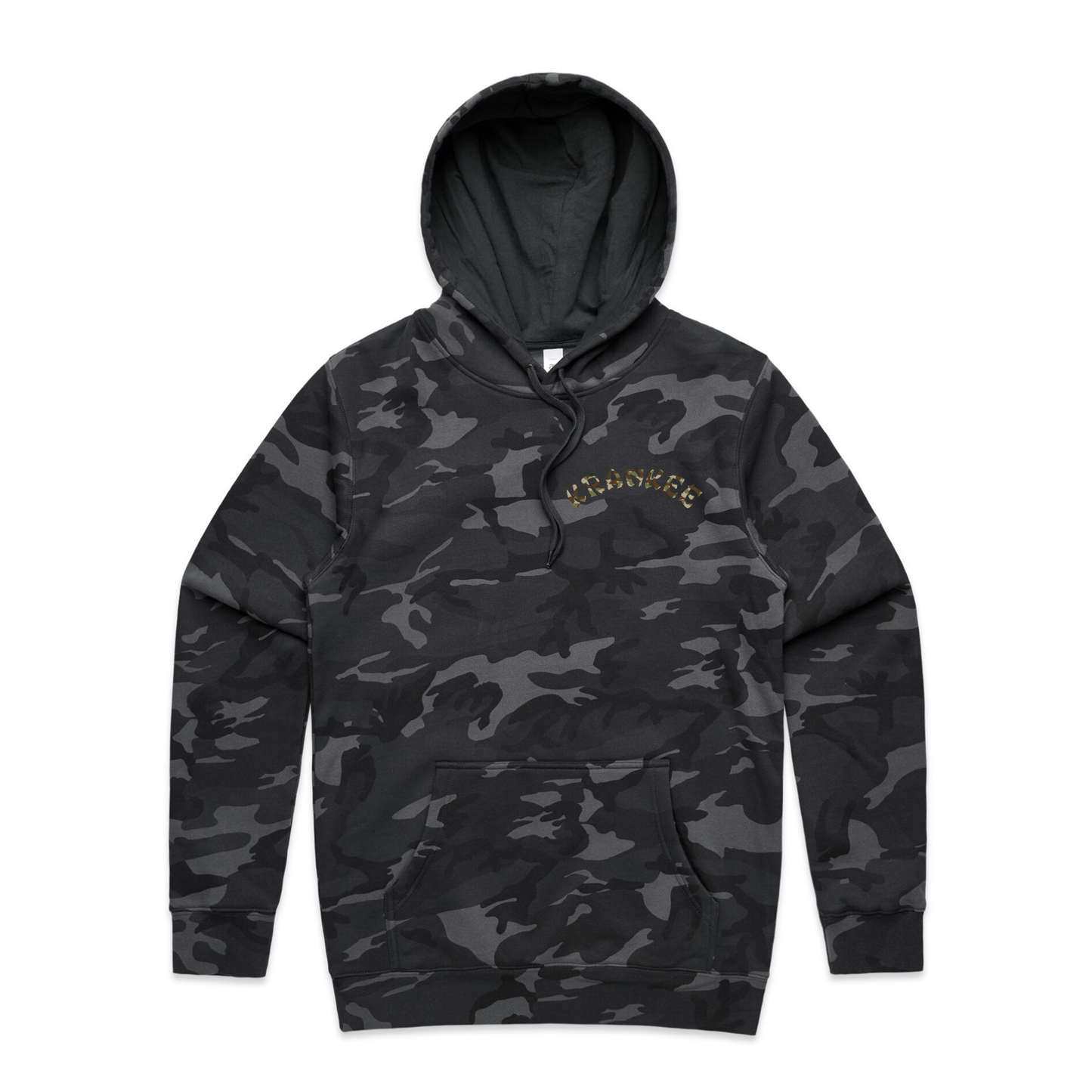 Mens Camo Back Hoodie