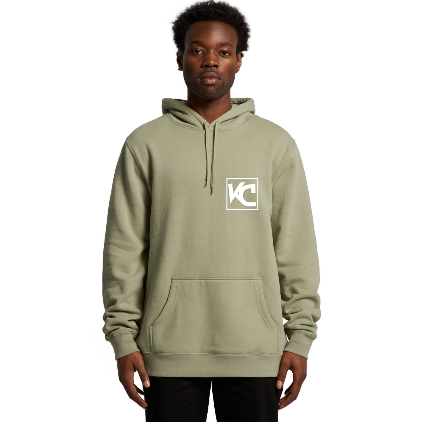 Mens Floral Back Hoodie