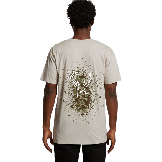 Mens Camo Back Tee