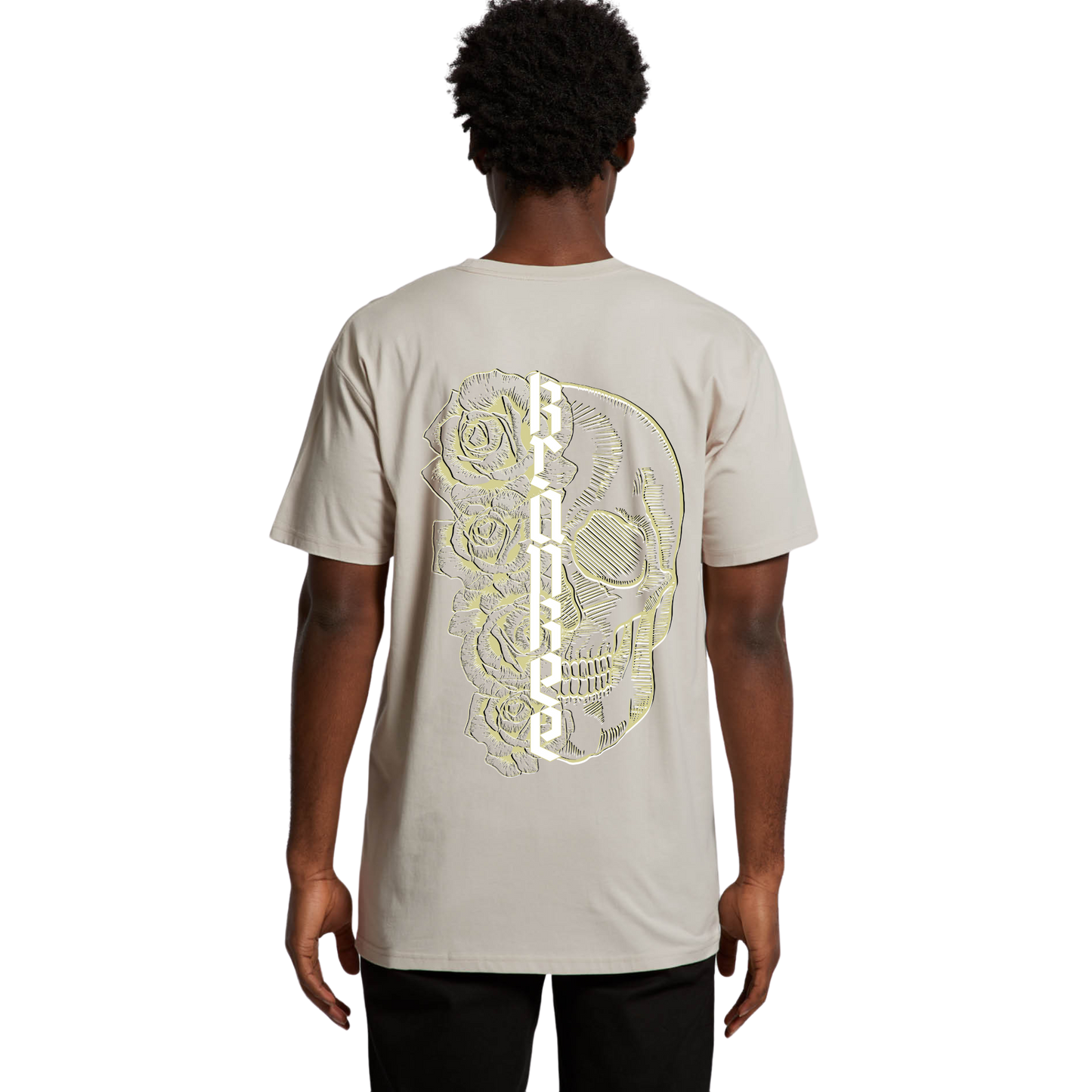 Mens Metallic Skull Tee