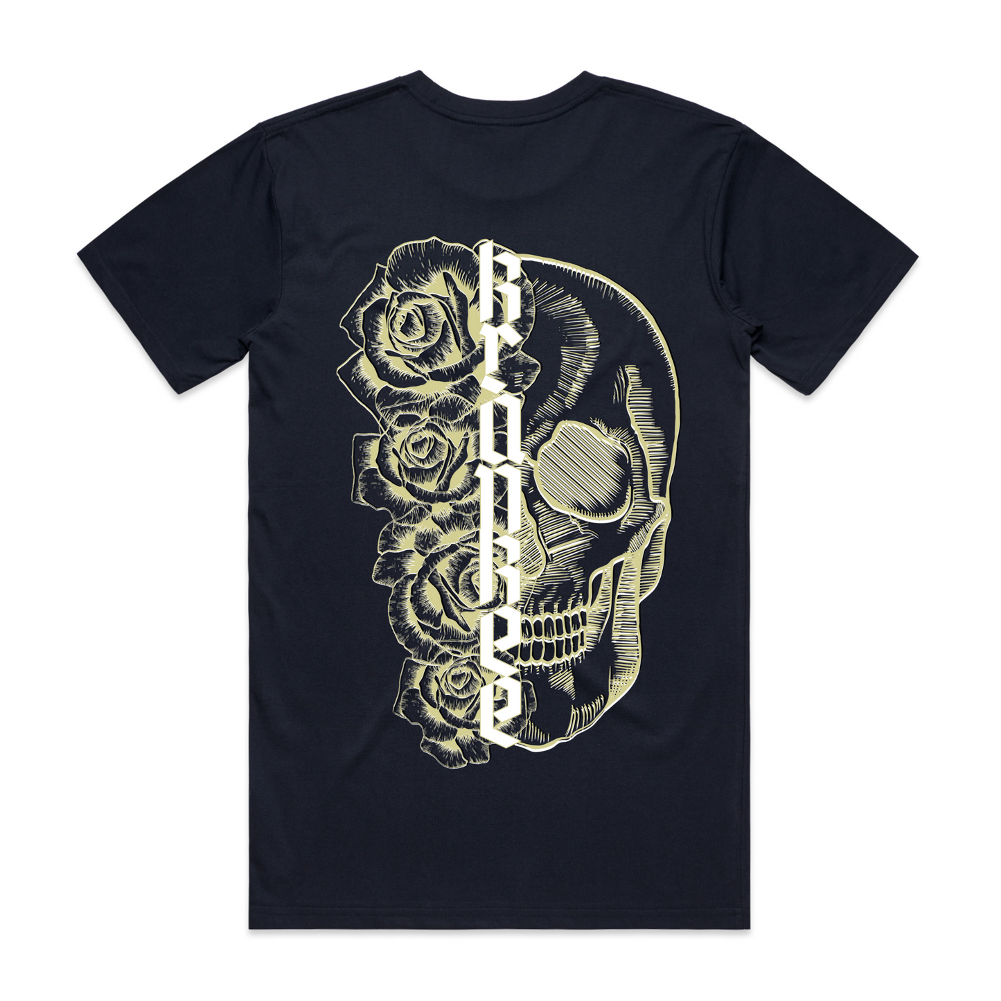 Mens Metallic Skull Tee