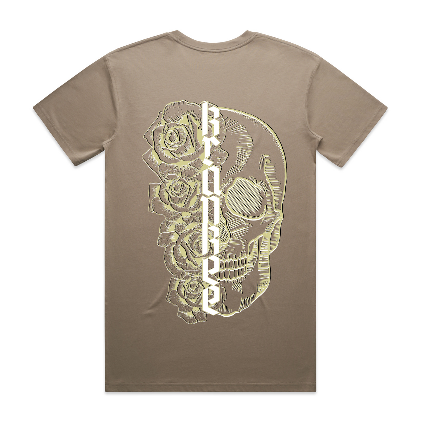 Mens Metallic Skull Tee