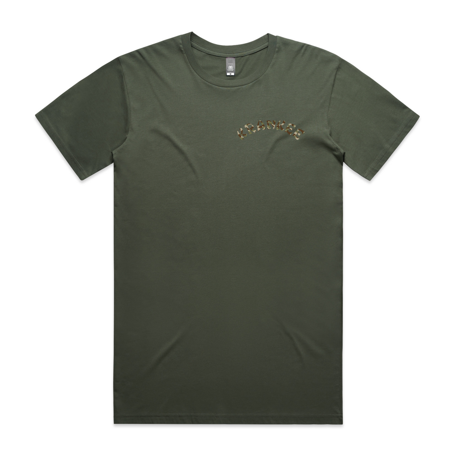 Mens Camo Back Tee