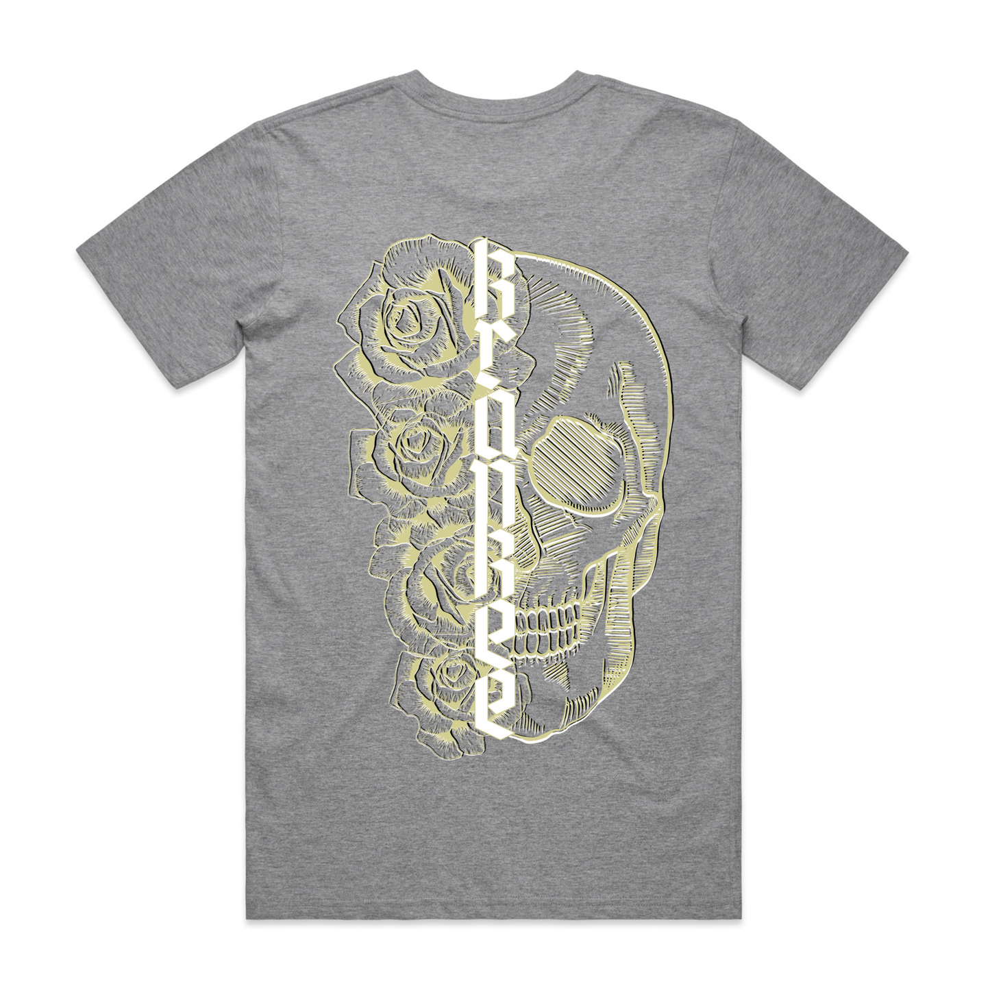Mens Metallic Skull Tee