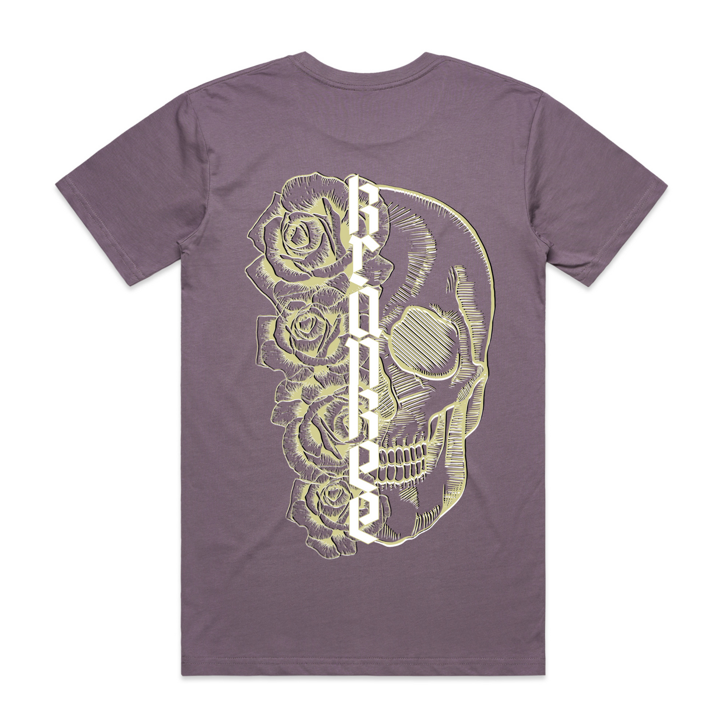Mens Metallic Skull Tee
