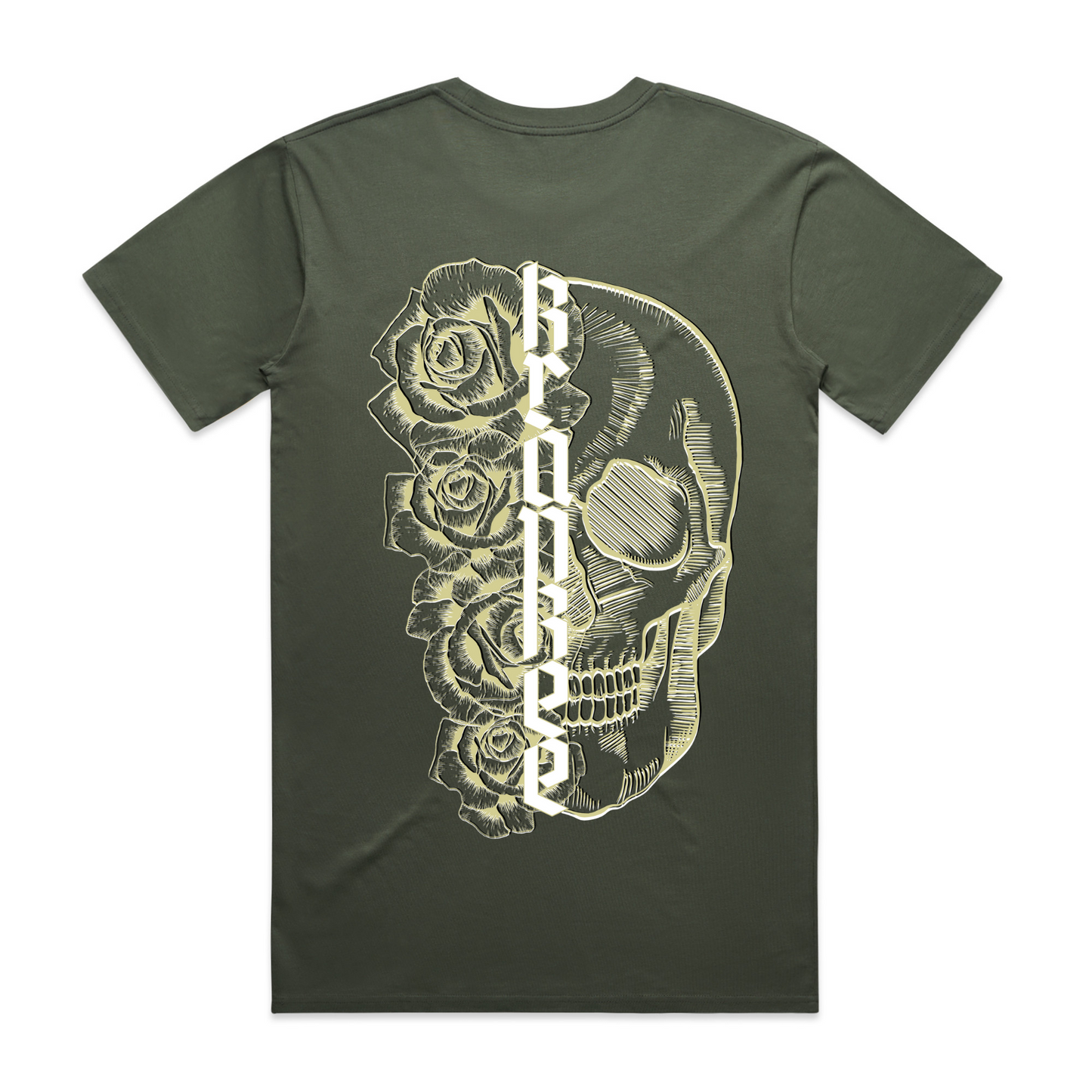 Mens Metallic Skull Tee
